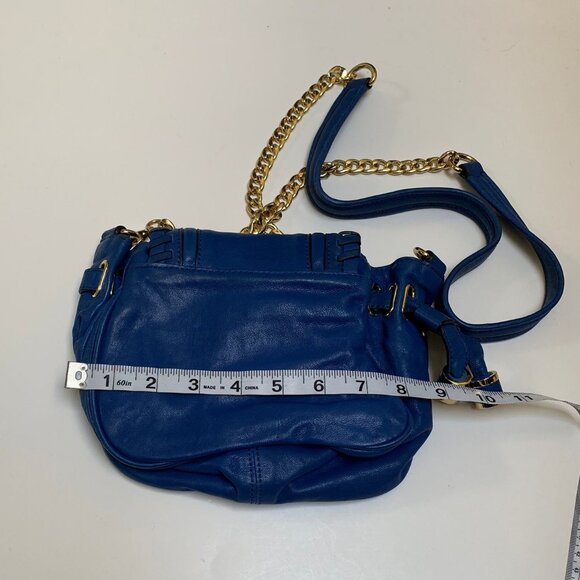 Joelle Hawkens Cobalt Blue Leather Crossbody Bag - Picture 5 of 6